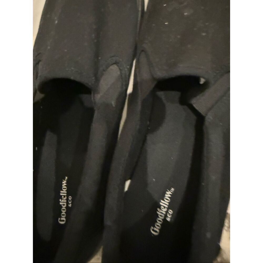 Goodfellow & Co. Men's Low Top Flats Phillip Twin Gore Sneakers Black Size 13
